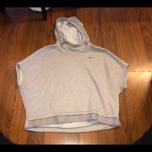 Sleeve less nike hoddie